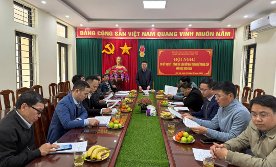 HỘI NGHỊ SƠ KẾT HỌC KỲ I NĂM HỌC 2025-2026 VỀ CÔNG TÁC LIÊN KẾT ĐÀO TẠO NGHỀ